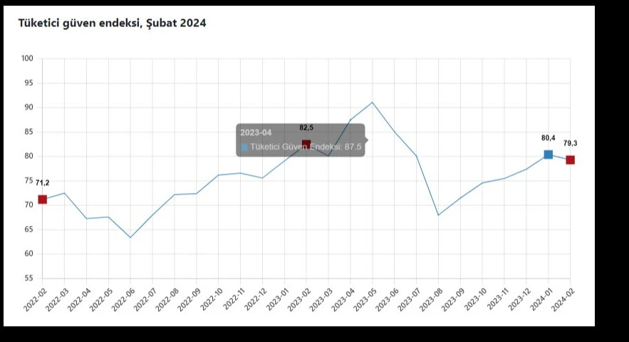 Son dakika! Şubat ayı tüketici güveni belli oldu - 1. Resim