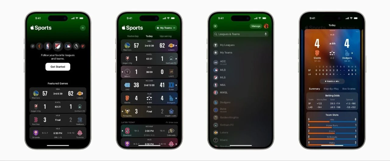 Apple Sports maç takip uygulaması nasıl kullanılır? - 1. Resim