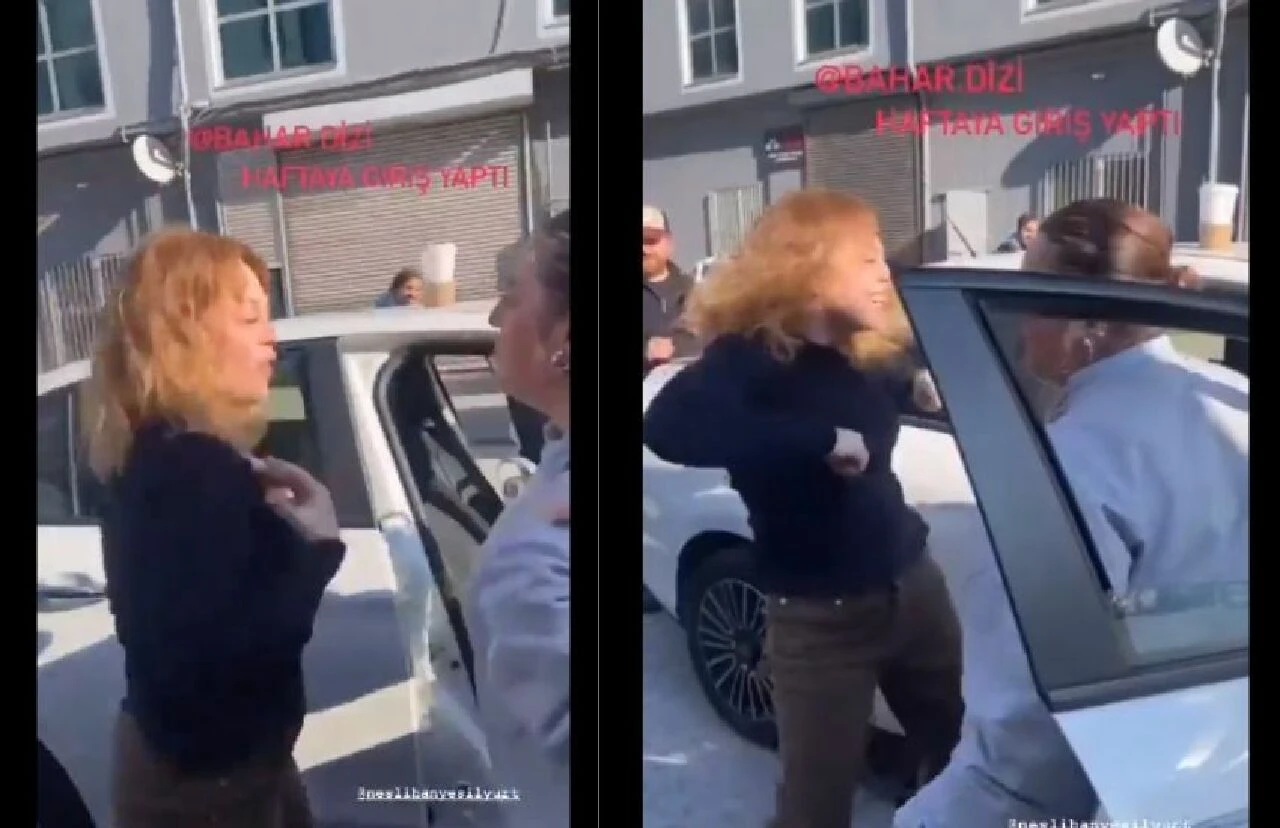 Demet Evgar sette kendinden geçti! O anlar sosyal medyada paylaşıldı