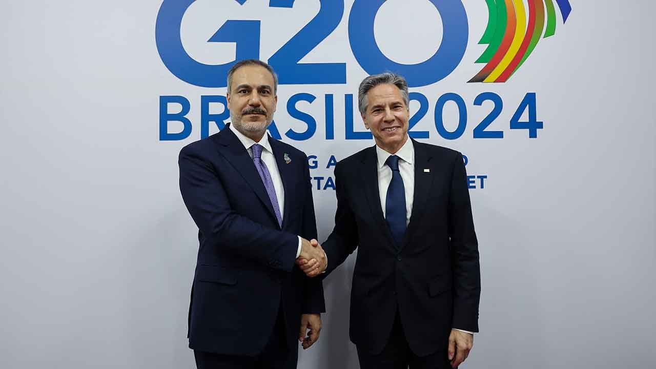 G20&#039;de Gazze diplomasisi: Dışişleri Bakanı Fidan&#039;dan peş peşe görüşmeler