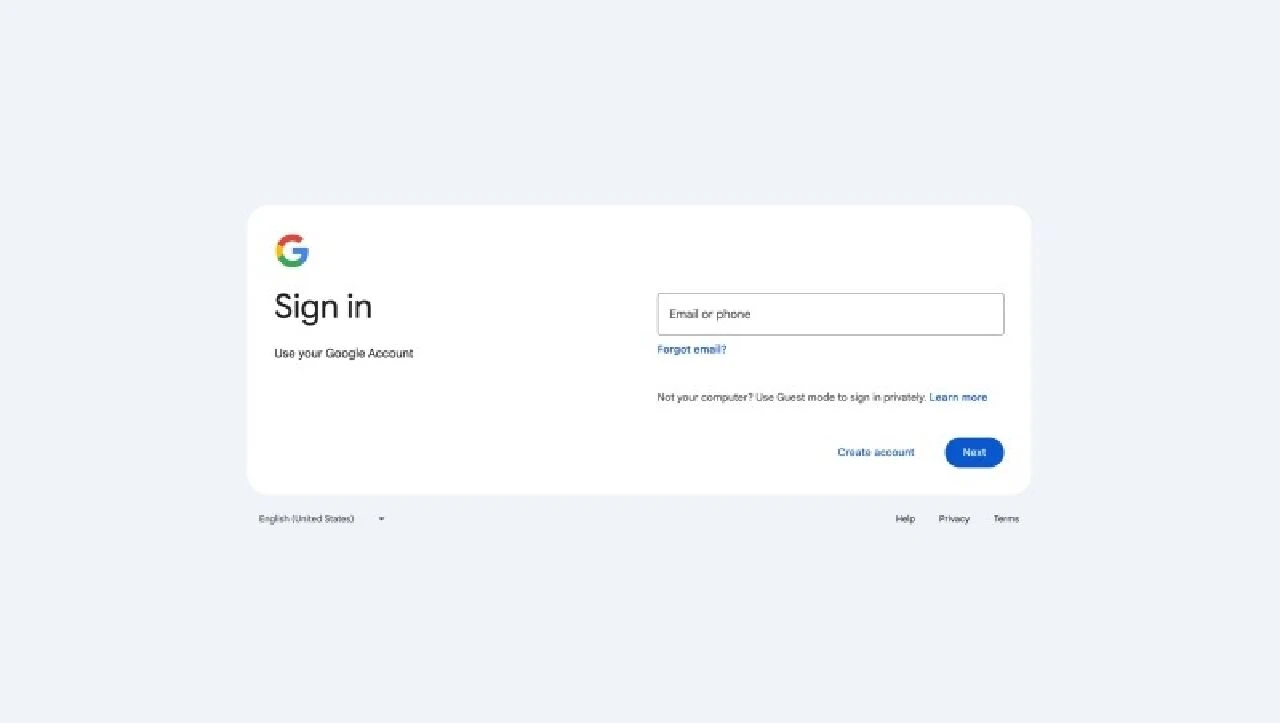 Google oturum açma sayfasını sil baştan tasarladı! İşte yeni görünüm - 1. Resim