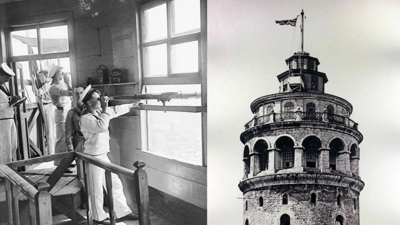 İstanbul'un kabus yılları! İngiliz askerleri Galata Kulesi'nde - 3. Resim