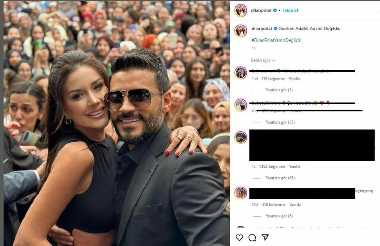 4 aydır hapishanede olan Dilan Polat’tan ilk paylaşım! 'Adalet istiyormuş(!)' - 1. Resim