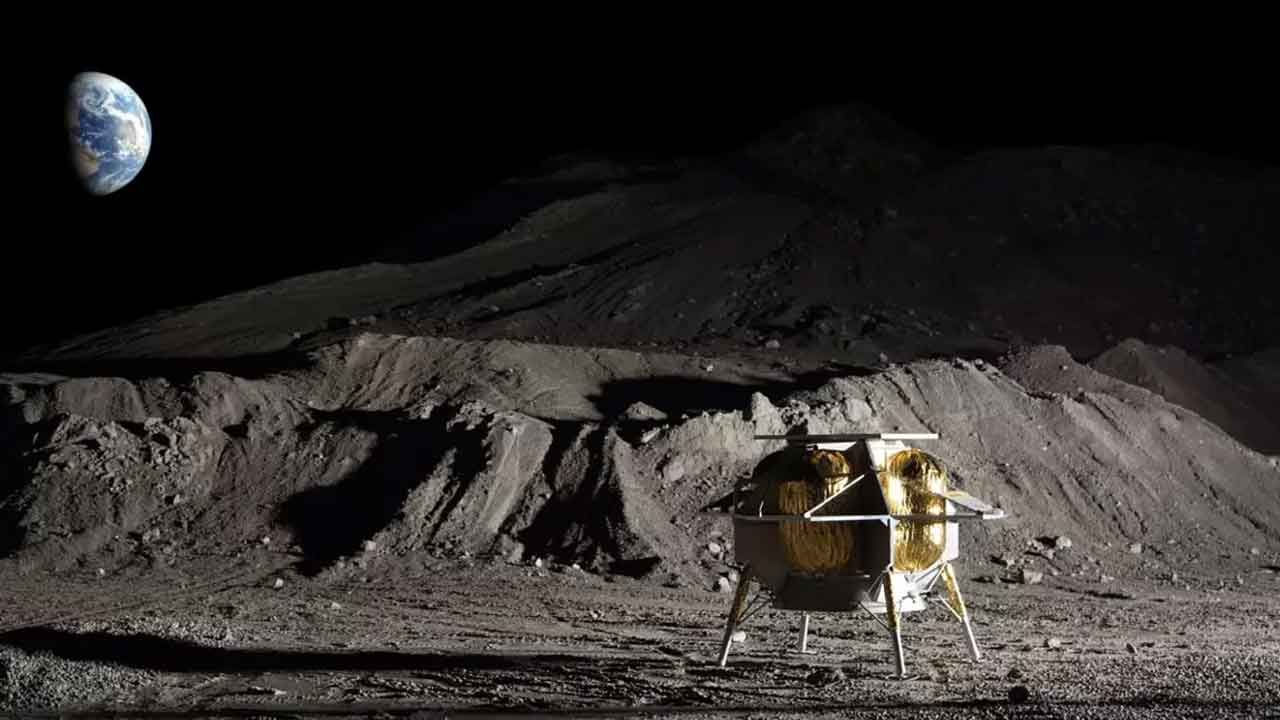 NASA’ya ait yükleri taşıyan Nova-C uzay aracı Ay yüzeyine indi