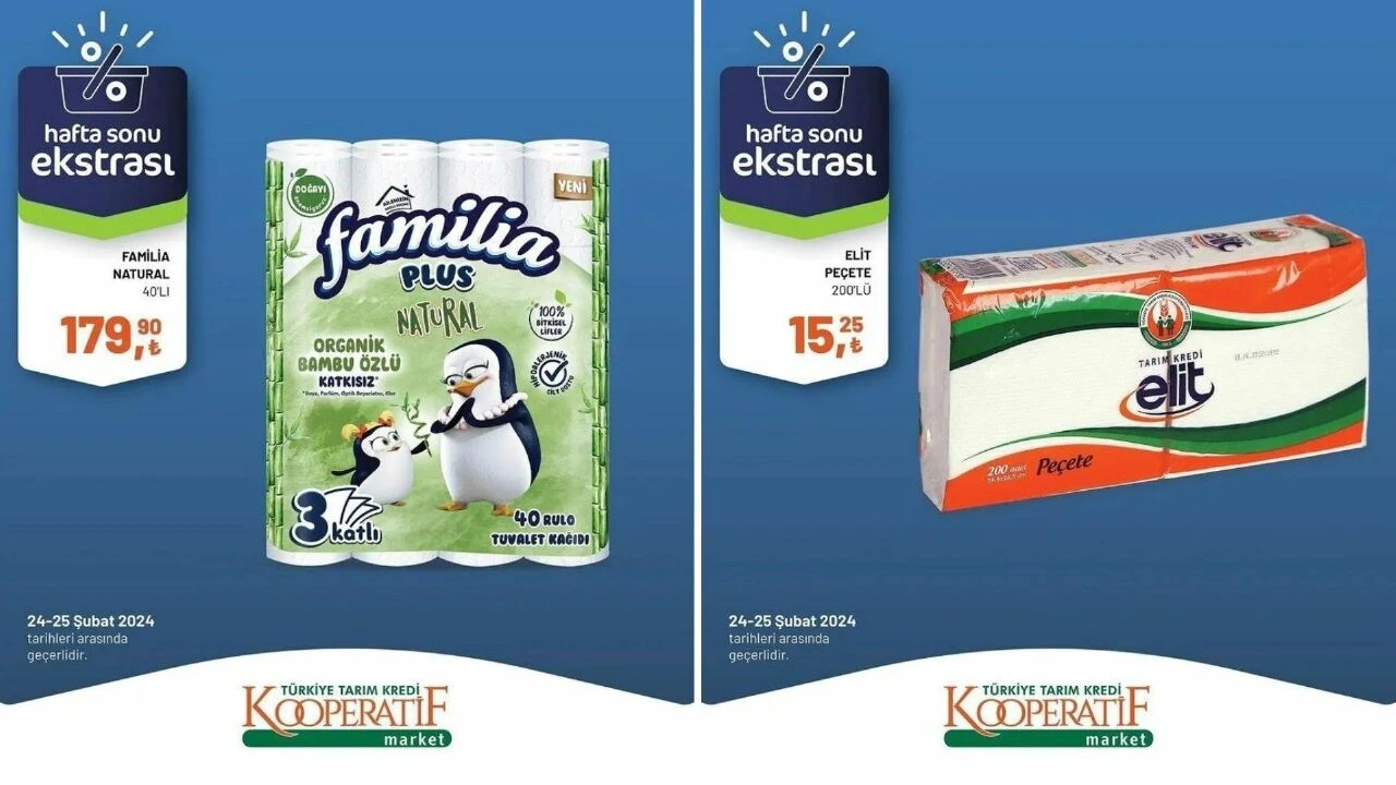 Cumhurbaşkanı Erdoğan'ın fiyatları indirin demişti! Tarım Kredi Kooperatif Marketlerde Ramazan fırsatlarında 24 Şubat-1 Mart dana kıyma 138 TL