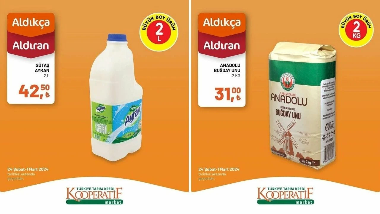 Cumhurbaşkanı Erdoğan'ın fiyatları indirin demişti! Tarım Kredi Kooperatif Marketlerde Ramazan fırsatlarında 24 Şubat-1 Mart dana kıyma 138 TL