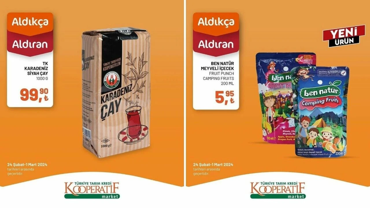 Cumhurbaşkanı Erdoğan'ın fiyatları indirin demişti! Tarım Kredi Kooperatif Marketlerde Ramazan fırsatlarında 24 Şubat-1 Mart dana kıyma 138 TL