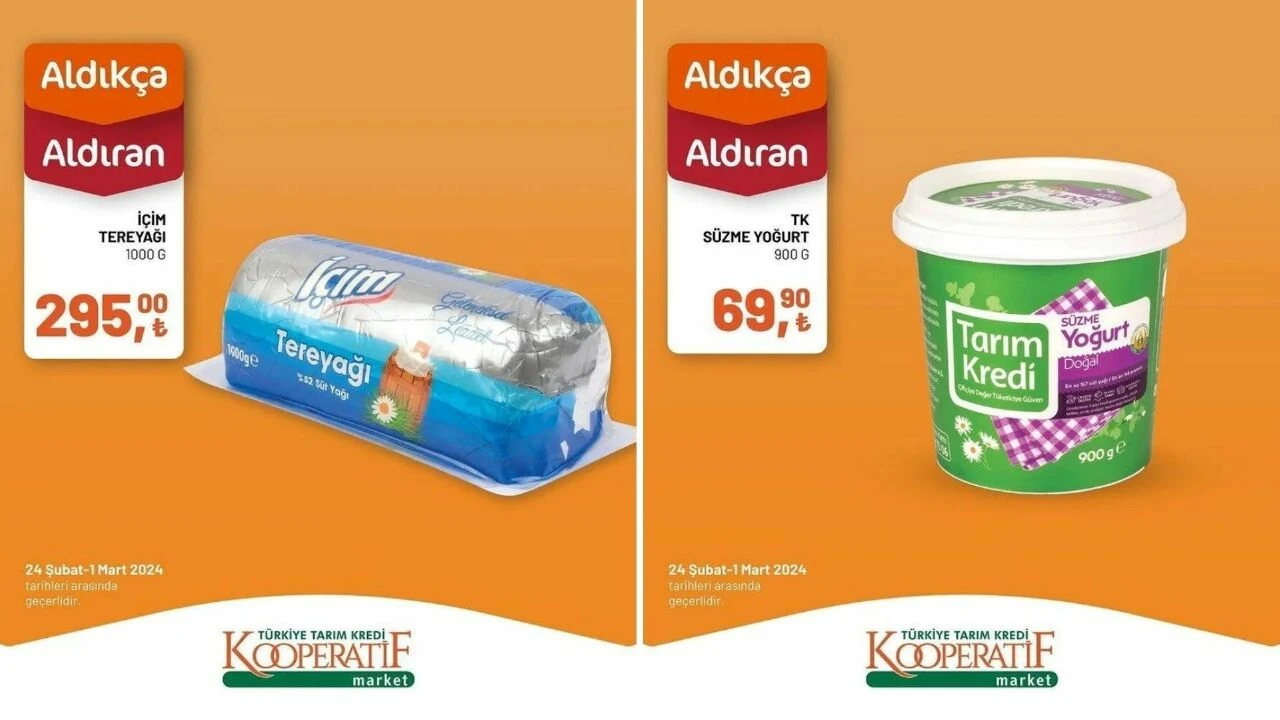 Cumhurbaşkanı Erdoğan'ın fiyatları indirin demişti! Tarım Kredi Kooperatif Marketlerde Ramazan fırsatlarında 24 Şubat-1 Mart dana kıyma 138 TL