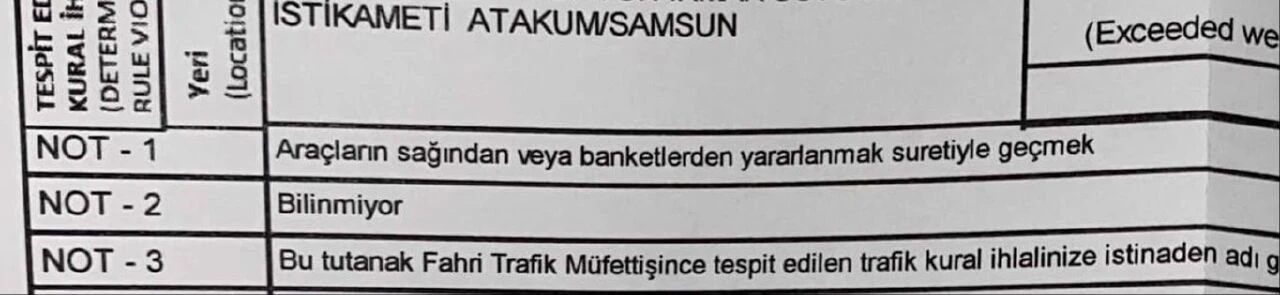Fahri trafik müfettişleri acımıyor! Trafik cezasında trajikomik olay