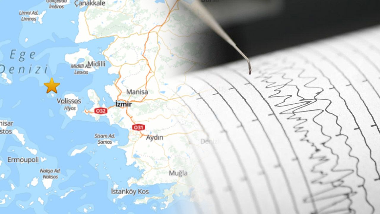 Son dakika! Ege Denizi&#039;nde korkutan deprem! 