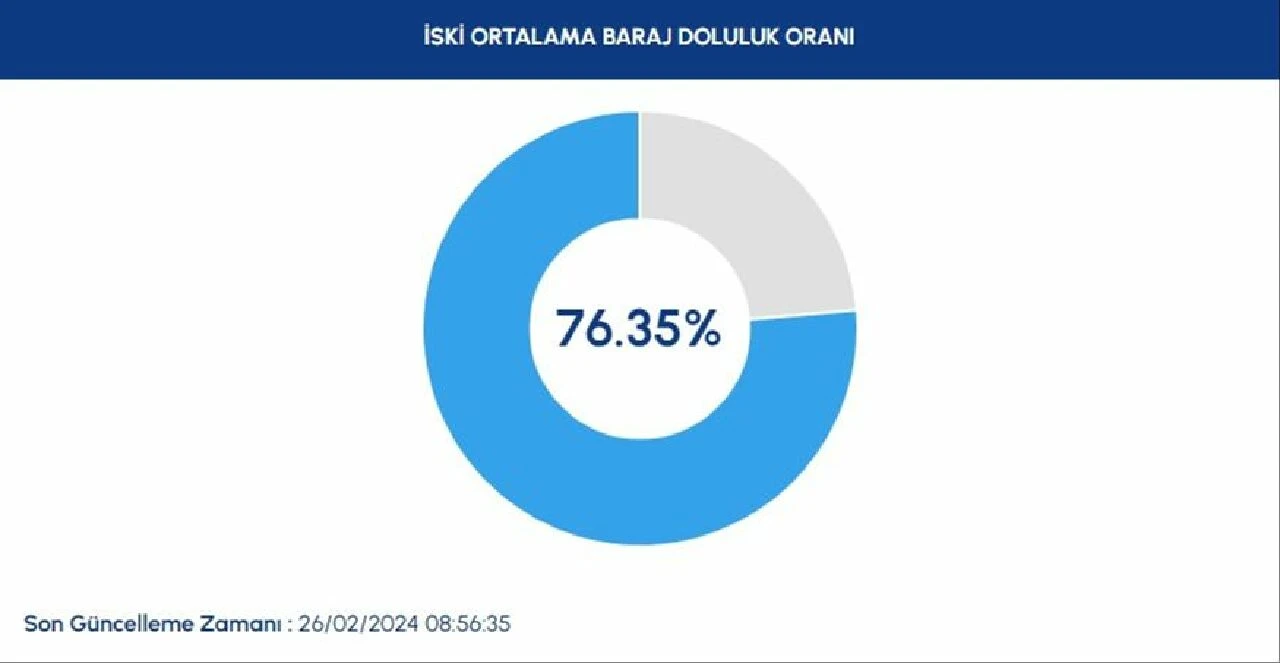 Yüzde 16'ya kadar düşmüştü... İstanbul'da son yağışlar barajları doldurdu - 1. Resim