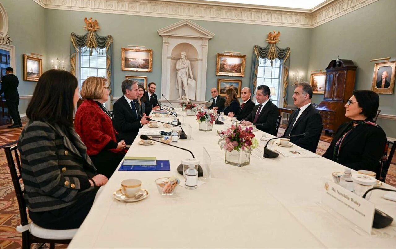 Antony Blinken, IKBY Başbakanı Mesrur Barzani ile görüştü