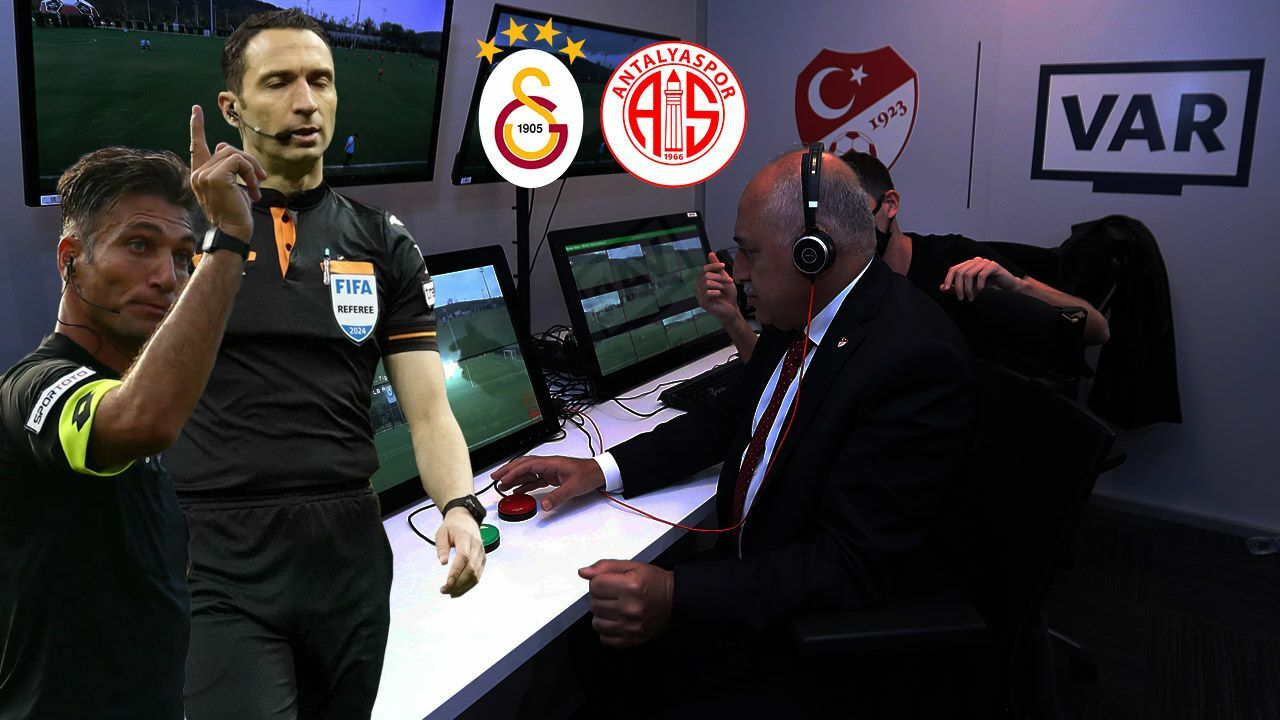 Galatasaray-Antalyaspor maçına hakem yönetimi damga vurdu: 8 kritik kararın 6&#039;sı hatalı! Trio ekibi değerlendirdi