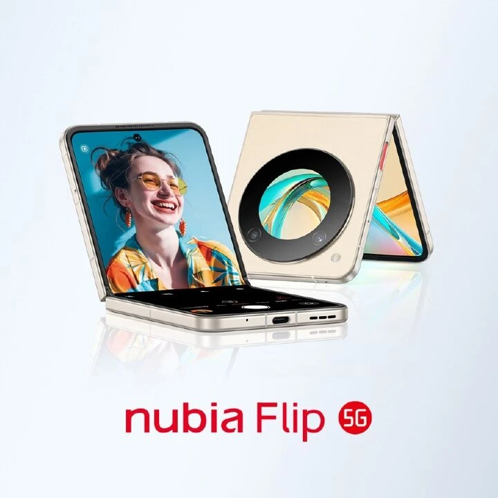 En ucuz katlanabilir akıllı telefon Nubia Flip 5G özellikleri ve fiyatı - 1. Resim