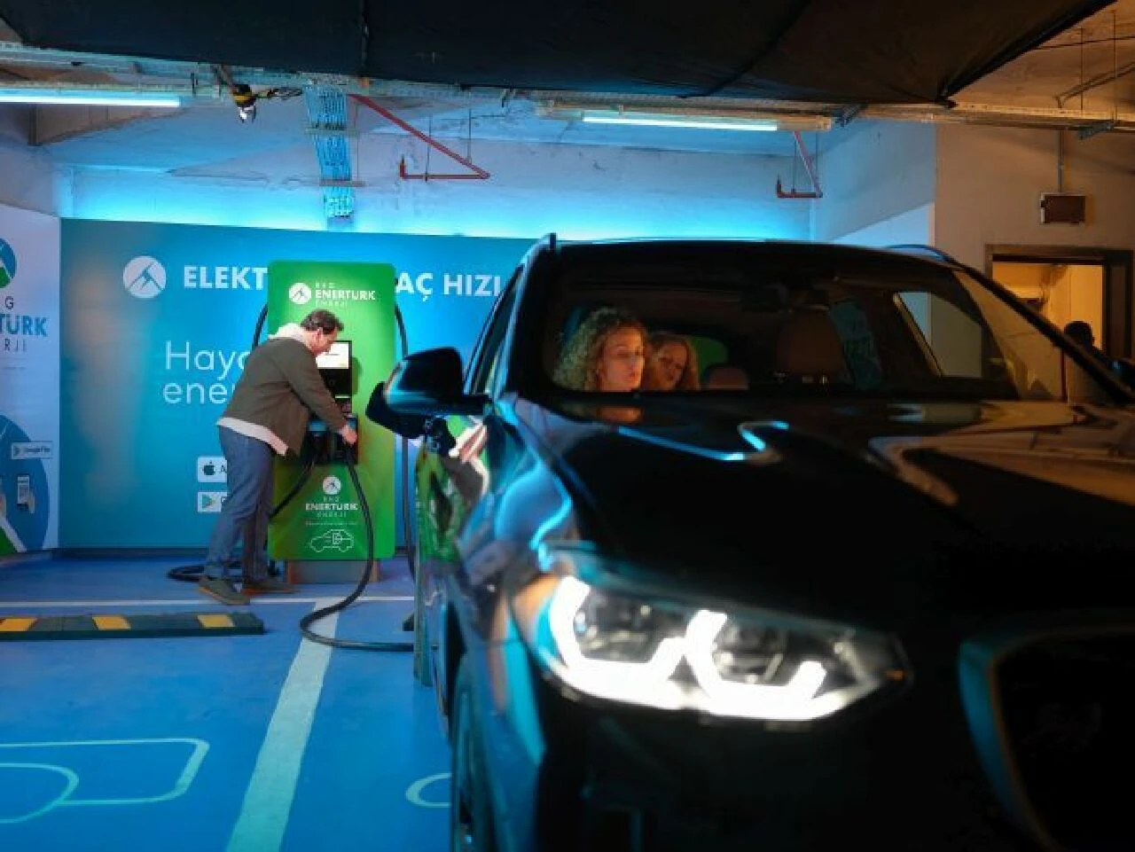 Araç şarj istasyonlarında güç birliği - 1. Resim