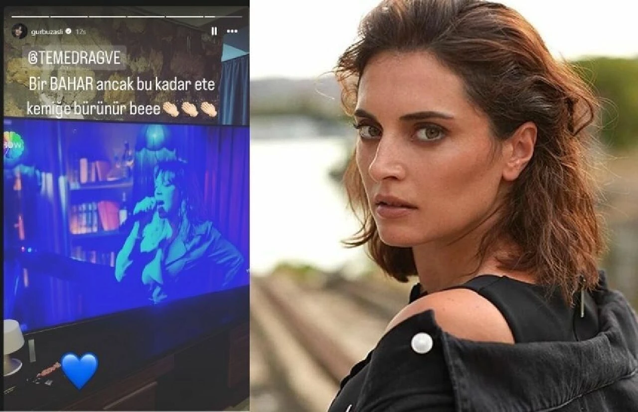 Bahar dizisinin yıldızı Demet Evgar mikrofonu eline aldı, sosyal medya karıştı! Aslıhan Gürbüz kayıtsız kalmadı