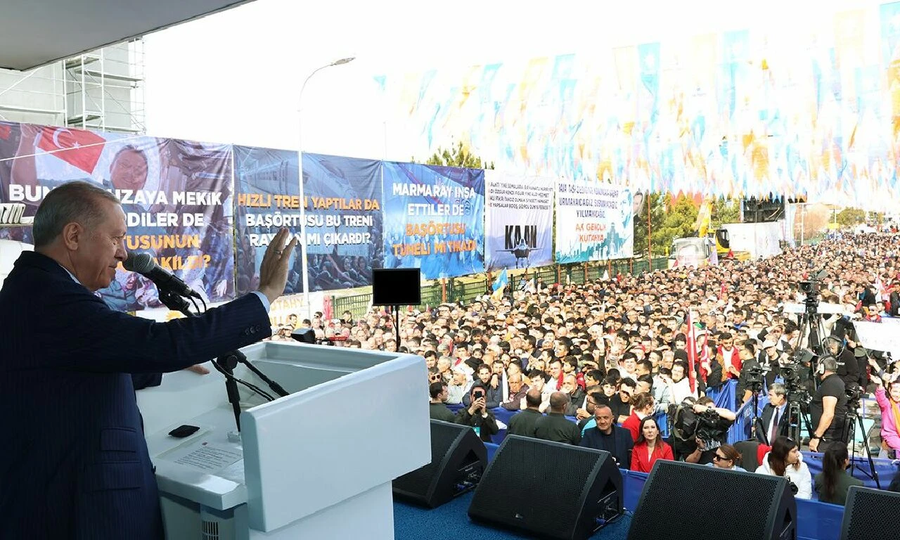 Erdoğan'dan CHP'ye 'DEM' göndermesi: Sırtını teröre dayayanlar dersini aldı - 1. Resim