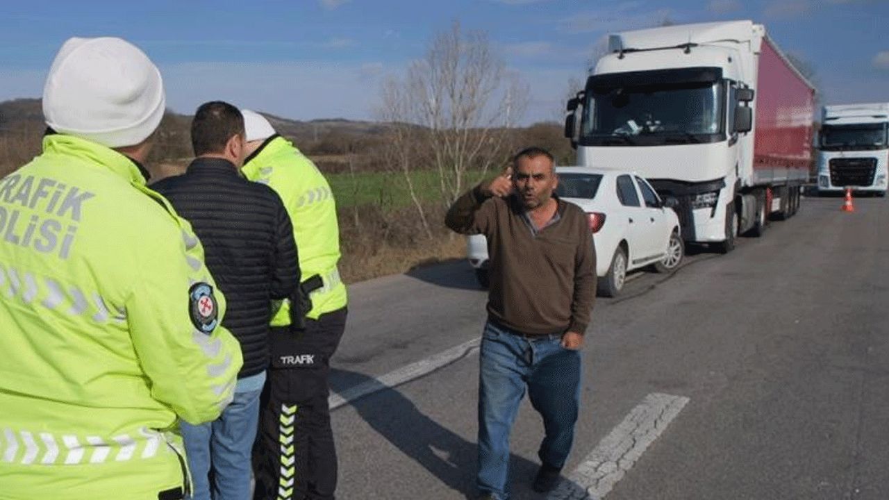 Alkollü sürücü, polise hakaretler yağdırdı: "Kralı, hakimi, savcısı gelsin"