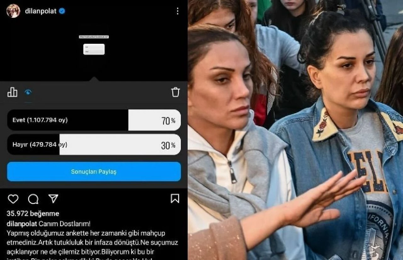 Dilan Polat “Serbest bırakılmalı mı?” anketinden çıkan sonuca cevap verdi - 1. Resim