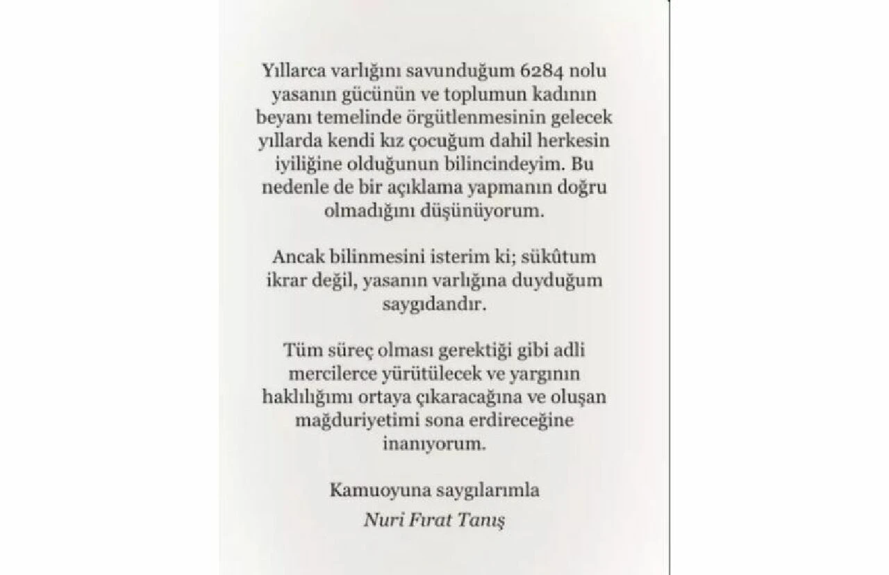 İklim Tamkan'ın şiddet iddiası sonrası Fırat Tanış ilk kez konuştu