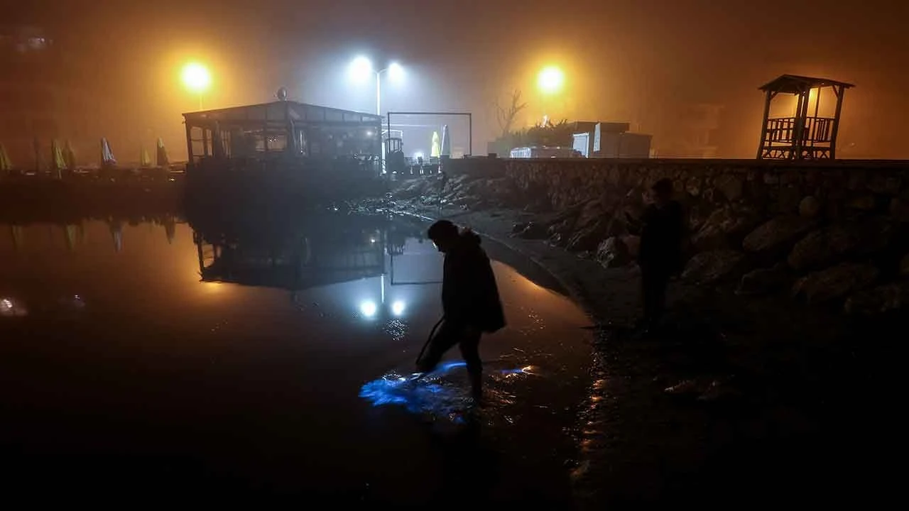 Marmara Denizi'nde ışık patlaması... Gören sahile koştu - 3. Resim