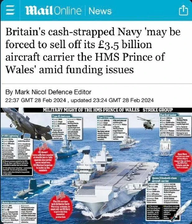 İngiltere Kraliyet ailesi nakit paraya sıkıştı! Donanmanın en gözde uçak gemisi HMS Prince of Wales'te Türk tedirginliği