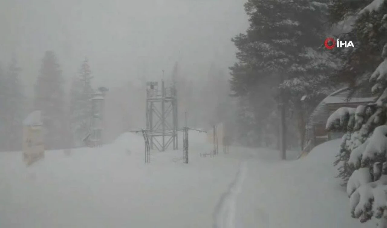 California kar fırtınasına teslim oldu - 1. Resim