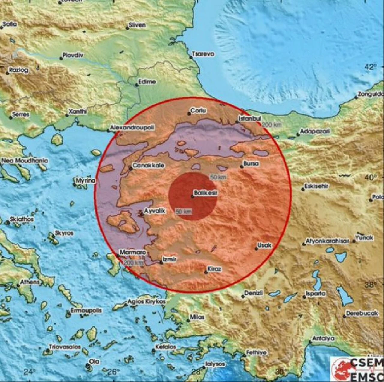 Çanakkale’de deprem! İstanbul da fena sallandı - 1. Resim