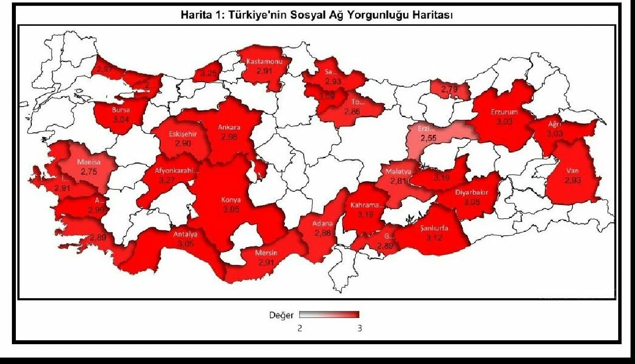 En az "sosyal ağ yorgunluğu" yaşayan şehir belli oldu - 1. Resim
