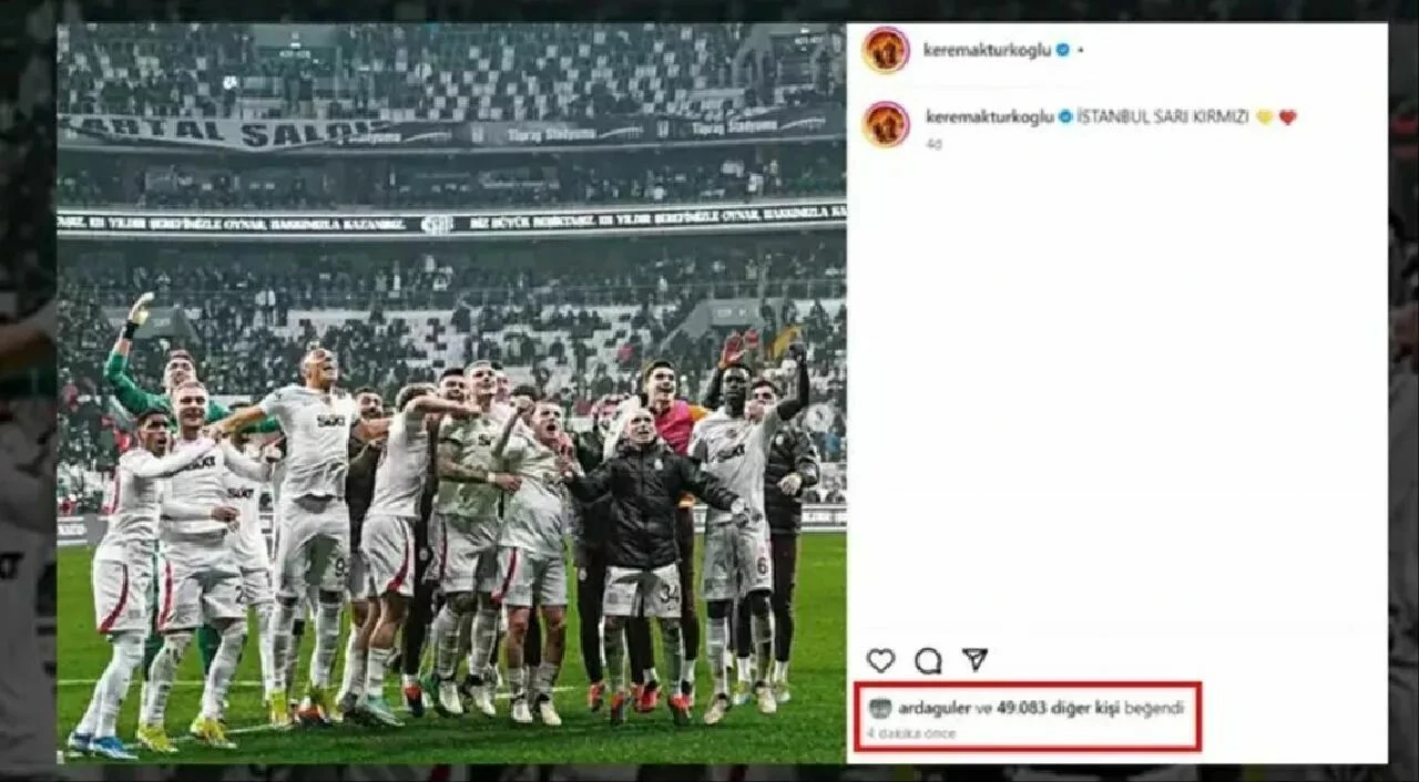 Galatasaray paylaşımını beğenmişti! Arda Güler'den açıklama - 1. Resim