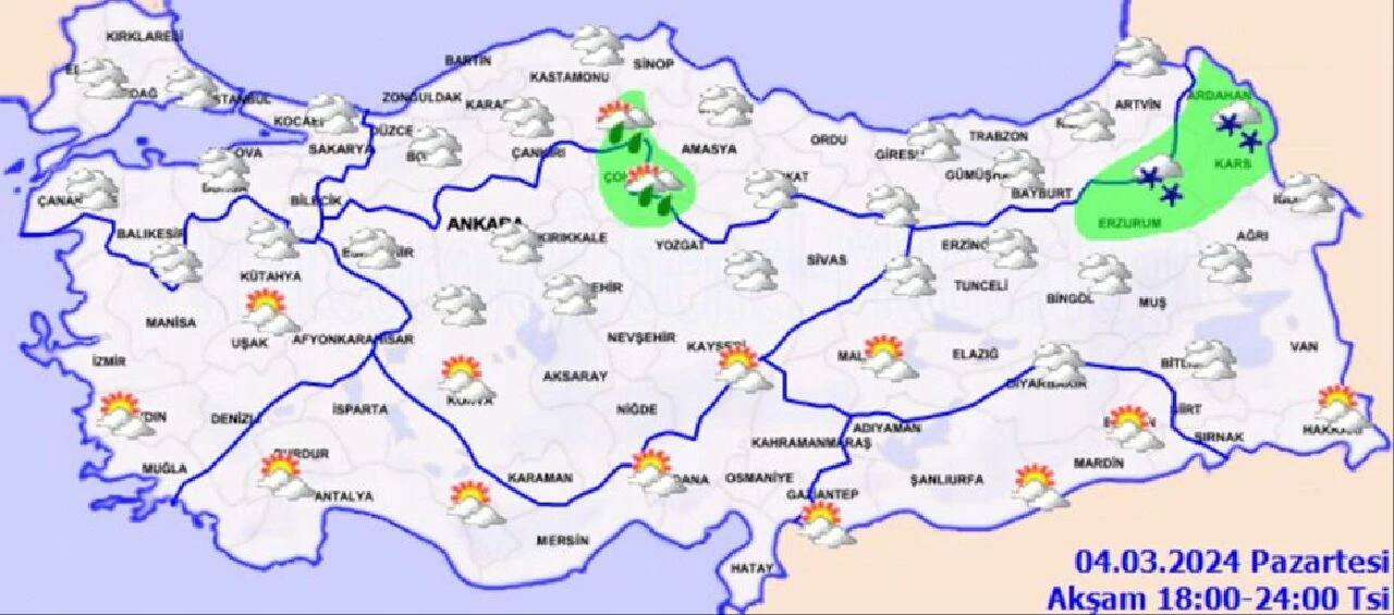 Mart sağanakla geldi: Bulutlu ve puslu hava bizi bekliyor! İşte 4 Mart hava durumu tahmini