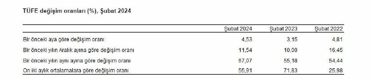Son dakika! TÜİK açıkladı, şubatta enflasyon beklentileri aştı