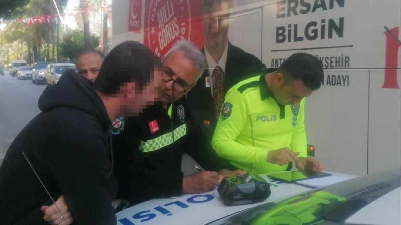 Alkolmetreyi üflemeyi reddeden sürücüden polisleri şaşırtan istek
