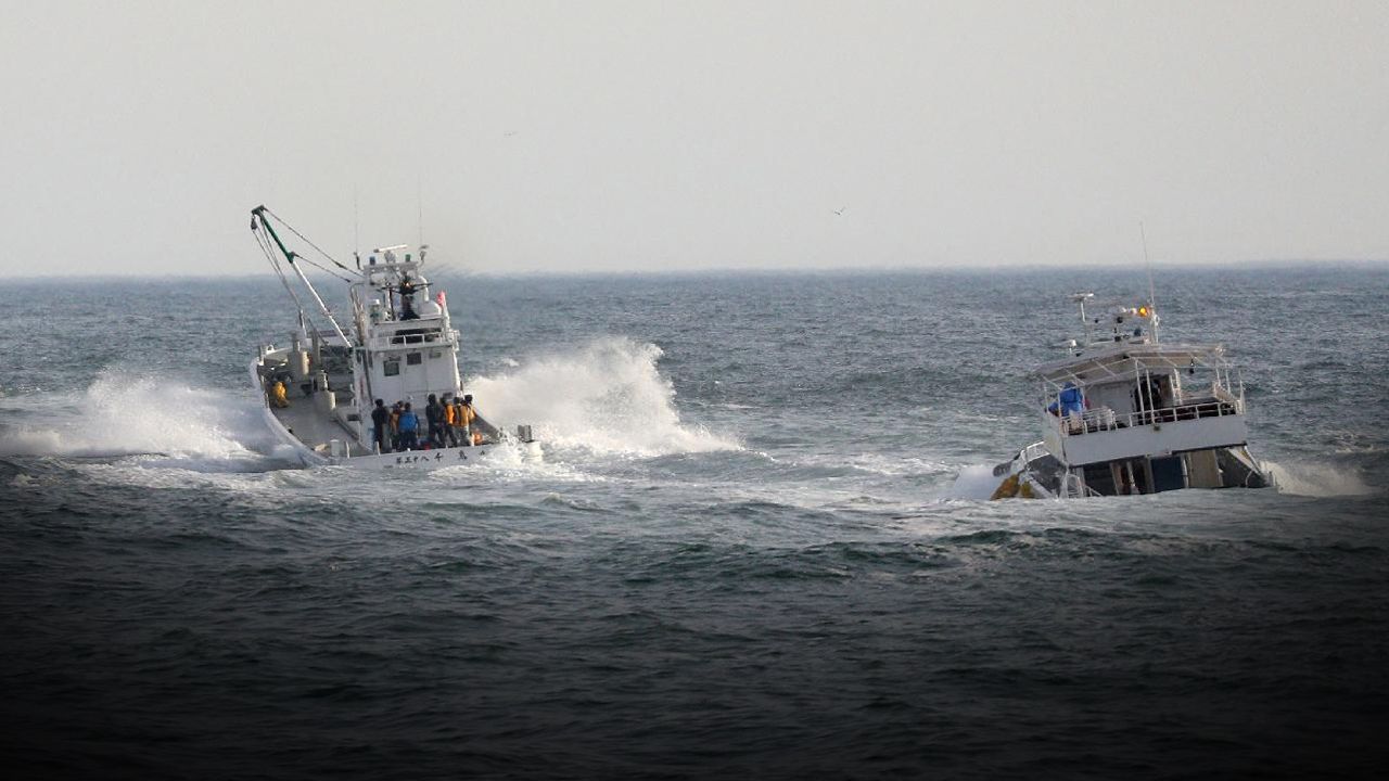 Japonya’da balıkçı gemisi battı: 1 ölü