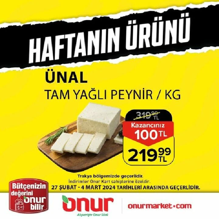 Zam girdabından çıkaran çılgın indirimler başladı! İşte Onur Market kataloglarında bayram ettiren fiyatlar