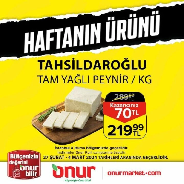 Zam girdabından çıkaran çılgın indirimler başladı! İşte Onur Market kataloglarında bayram ettiren fiyatlar
