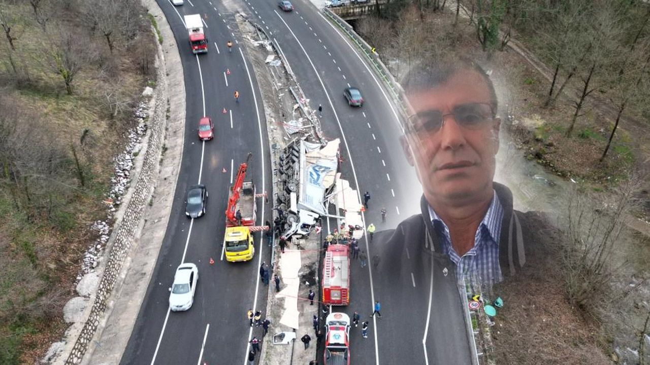 Bursa’da tır refüje daldı: 1 ölü