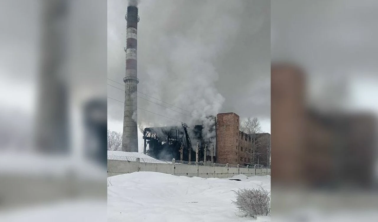 Rusya’da termik santral havaya uçtu: Çok sayıda yaralı var