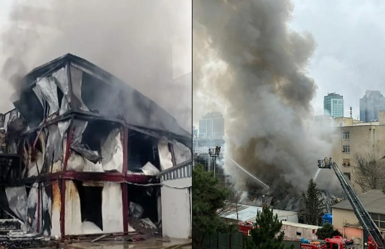 Son dakika! İTÜ yerleşkesinde yangın - 1. Resim