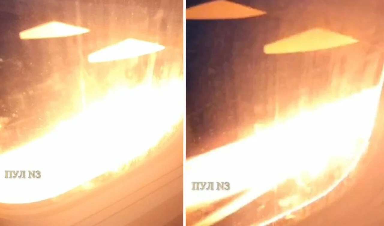 Her şey 15 dakika içinde oldu! Havada alev aldı - 2. Resim