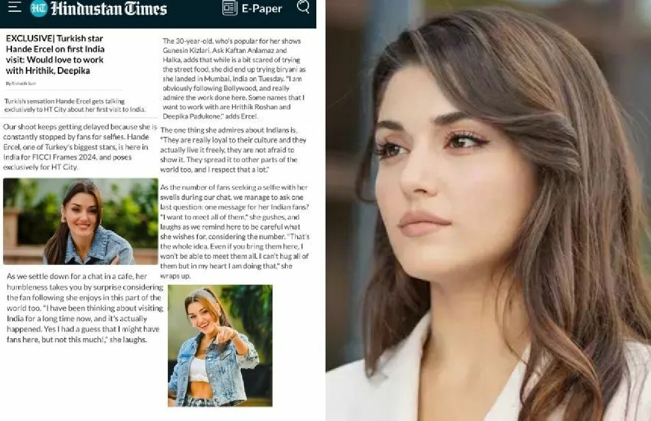 Hindistan'a tatile giden Hande Erçel kıyafetlerine servet harcadı - 1. Resim