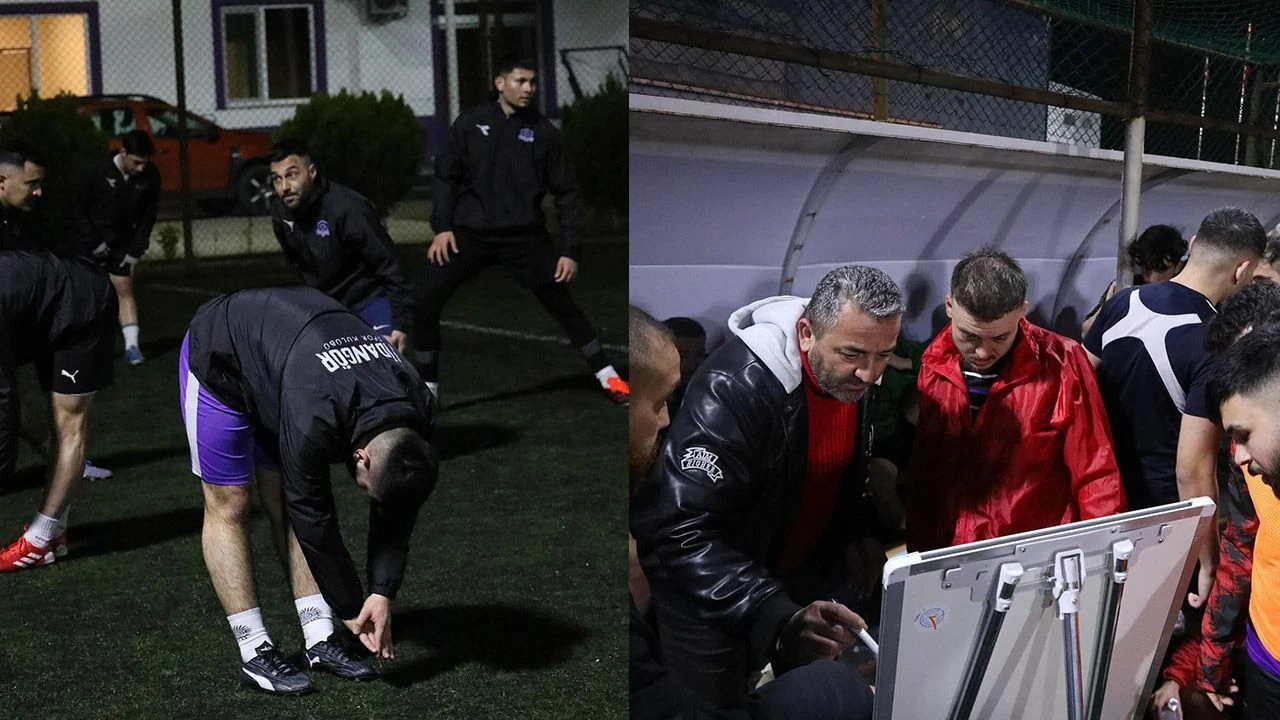Türkiye'de bir ilk! Taraftar grubu tribünden sahaya indi - 2. Resim