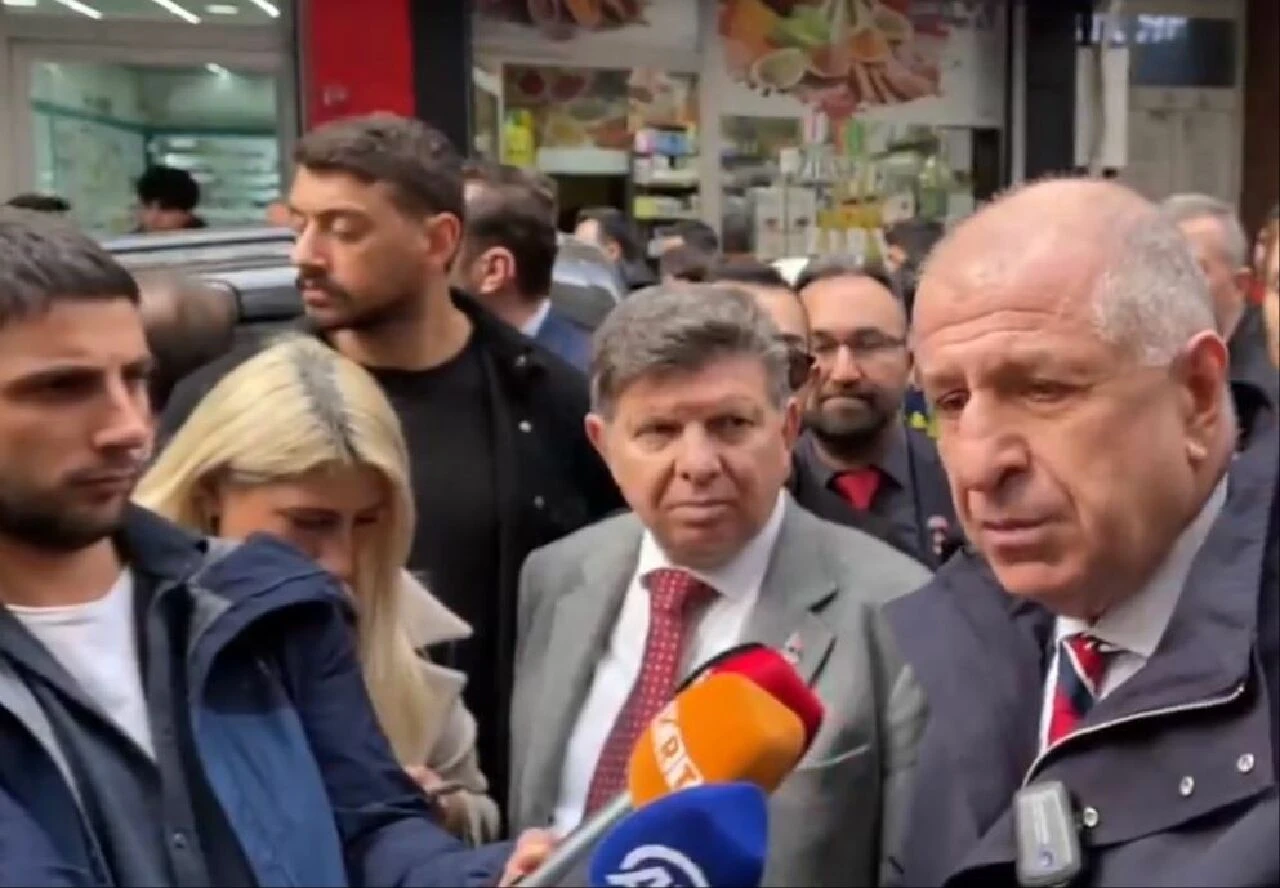 Ümit Özdağ'ın Esenyurt ziyaretinde gerilimli anlar yaşandı - 1. Resim