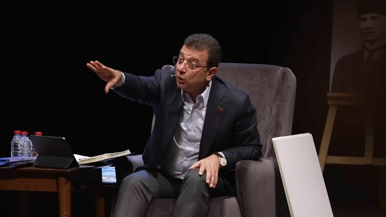 İmamoğlu ile seyirci arasıda DEM Parti tartışması! - 1. Resim