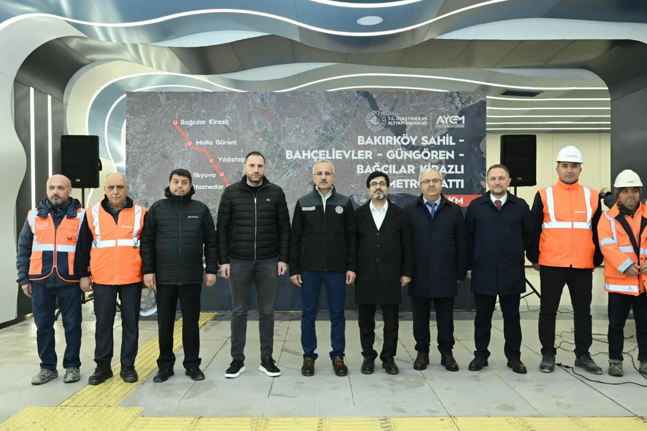 Bakırköy-Bağcılar Kirazlı Metro Hattı yarın açılıyor