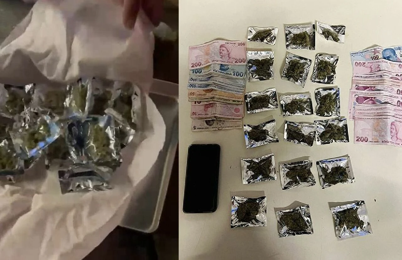 Polisten tatlıcı aracına baskın! Tepsiden tatlı yerine uyuşturucu çıktı