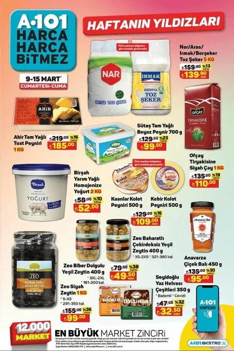 Sahur sofrası için son fırsat A101 raflarında! İşte haftanın yıldız ürünlerinde zeytinden, peynire tüm indirimli ürünler - 1. Resim