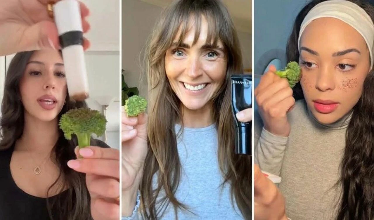 Brokoli artık bir makyaj malzemesi! Şaşırtan TikTok akımı