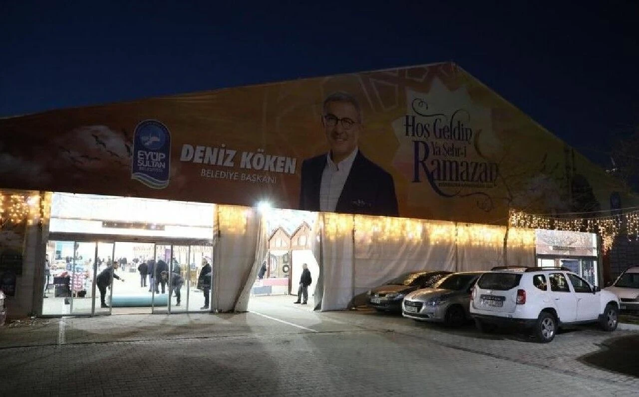 Eyüpsultan iftar çadırı 2024! Eyüpsultan Belediyesi Ramazan çadırı hazırladı - 1. Resim