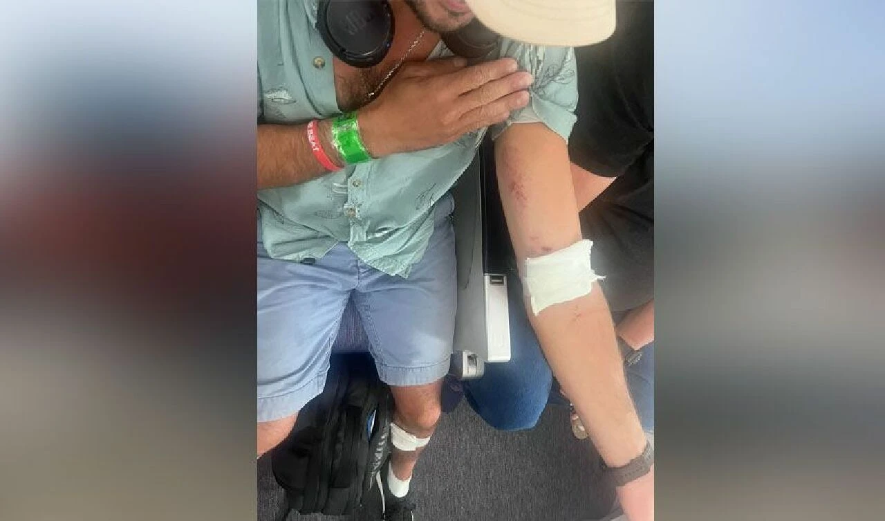 Havada dehşeti yaşadılar onlarca kişi yaralandı!